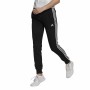 Lange Sporthose Adidas Essentials French Terry 3 Stripes Damen Schwarz