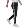 Lange Sporthose Adidas Essentials French Terry 3 Stripes Damen Schwarz