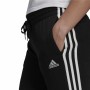 Lange Sporthose Adidas Essentials French Terry 3 Stripes Damen Schwarz