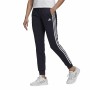 Long Sports Trousers Adidas Essentials French Terry 3 Stripes Lady Dark blue