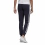 Long Sports Trousers Adidas Essentials French Terry 3 Stripes Lady Dark blue