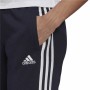 Long Sports Trousers Adidas Essentials French Terry 3 Stripes Lady Dark blue