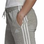 Long Sports Trousers Adidas Essentials French Terry 3 Stripes Lady Grey