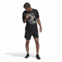 Short de Sport pour Homme Adidas Hiit Movement Noir 7"