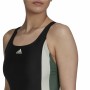 Damen Badeanzug Adidas Colorblock Schwarz
