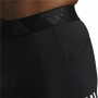 Sports Leggings for Men Adidas Techfit 3 Stripes Black