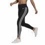 Leggings de Sport pour Femmes Adidas Designed To Move 3 Stripes Noir