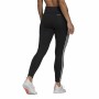 Leggings de Sport pour Femmes Adidas Designed To Move 3 Stripes Noir