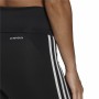 Leggings de Sport pour Femmes Adidas Designed To Move 3 Stripes Noir