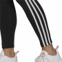 Leggings de Sport pour Femmes Adidas Designed To Move 3 Stripes Noir