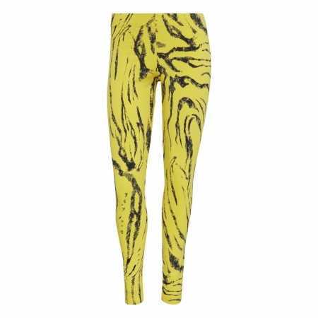 Sport leggings for Women Adidas Future Icons Animal-Print Yellow