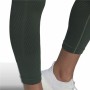Sporthose Damen Adidas Aeroknit Branded 7/8 Tight grün