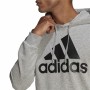 Träningsoverall, Vuxen Adidas Essentials Big Logo Män Mörkgrå