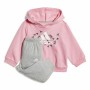 Children’s Tracksuit Adidas Badge of Sport Graphic Grey Pink