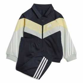 Kinder-Trainingsanzug Adidas Future Icons Shiny Schwarz