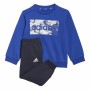 Ensemble de Sport pour Enfants Adidas Essentials Bold Bleu