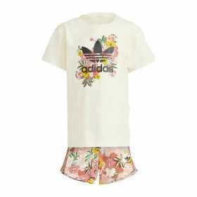 Children's Sports Outfit Adidas Studio London Floral Beige