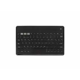 Bluetooth-tangentbord med tabletthållare Silver Electronics 111936840199 Svart