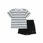 Ensemble de Sport pour Enfants Nike Swoosh Stripe Blanc