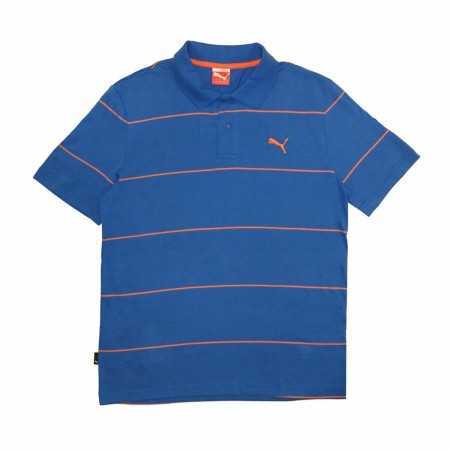 Men’s Short Sleeve Polo Shirt Puma Jacquard Blue