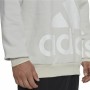 Sweat à capuche homme Adidas Essentials Giant Logo Gris