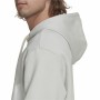 Sweat à capuche homme Adidas Essentials Giant Logo Gris