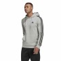 Men’s Hoodie Adidas Essentials 3 Stripes Light grey