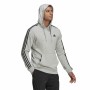 Men’s Hoodie Adidas Essentials 3 Stripes Light grey