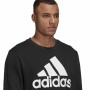 Men’s Sweatshirt without Hood Adidas Essentials Big Logo Black