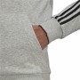 Men’s Hoodie Adidas Essentials 3 Stripes Light grey