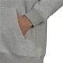 Men’s Hoodie Adidas FeelVivid Fleece Drop Grey