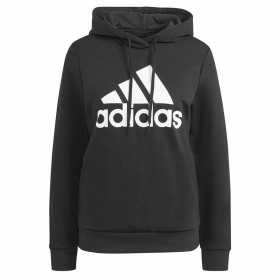 Tröja med huva Dam Adidas Loungewear Essentials Logo Svart