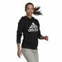 Tröja med huva Dam Adidas Loungewear Essentials Logo Svart