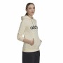 Tröja med huva Dam Adidas Essentials Logo Beige