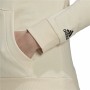 Damen Sweater mit Kapuze Adidas Essentials Logo Beige