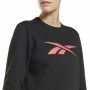 Damen Sweater ohne Kapuze Reebok Vector Graphic Crew Schwarz