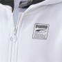 Veste de Sport pour Enfants Rebel Puma Block Full-Zip Hoodie Blanc