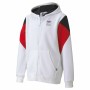 Children's Sports Jacket Rebel Puma Block Full-Zip Hoodie White