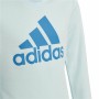 Sweat-shirt sans capuche fille Adidas Essentials Cyan
