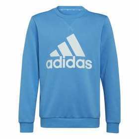 Sweatshirt ohne Kapuze für Mädchen Adidas Essentials Blau