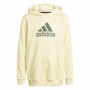 Unisex Sweater mit Kapuze Adidas Future Icons Badge of Sport Gelb