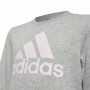 Sweatshirt ohne Kapuze für Mädchen Adidas Essentials Grau