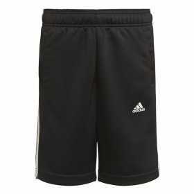 Sport Shorts for Kids Adidas D2M 3 Stripes Black