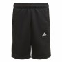 Sportshorts för barn Adidas D2M 3 Stripes Svart