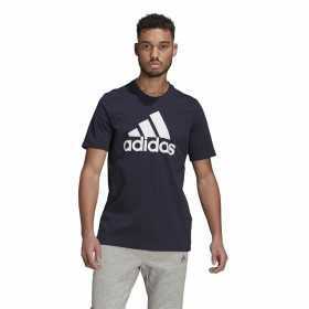 T-shirt Essentials Big Logo Adidas Legend Ink Blue