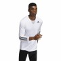 T-shirt Adidas Techfit Fitted 3 Bandas Vit