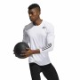 T-shirt Adidas Techfit Fitted 3 Bandas White
