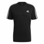 T-Shirt Adidas Essentials 3 bandas Schwarz
