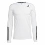 T-shirt Adidas Techfit Fitted 3 Bandas White