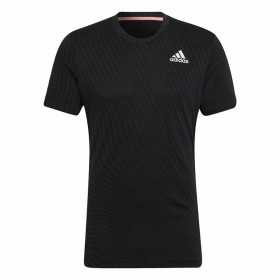 Herren Kurzarm-T-Shirt Adidas Freelift Schwarz